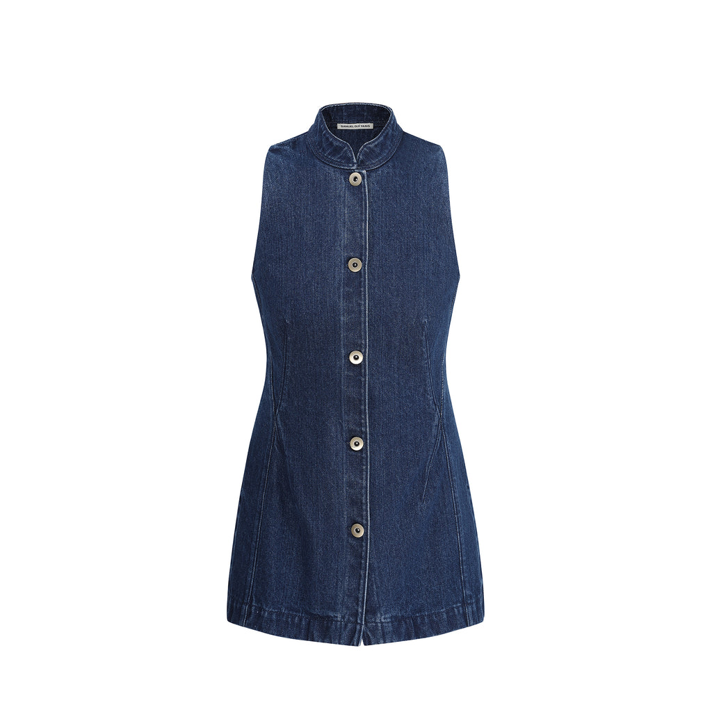 AW25 Lee Denim Waistcoat