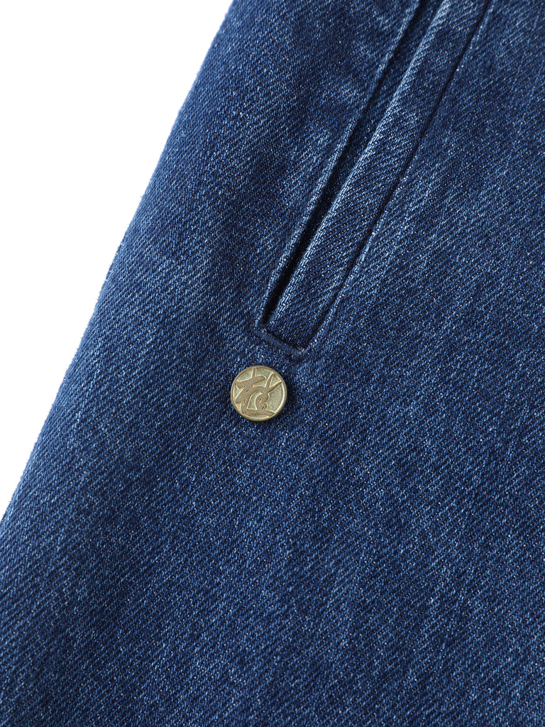 AW25 Ren Denim Turn Up Trousers