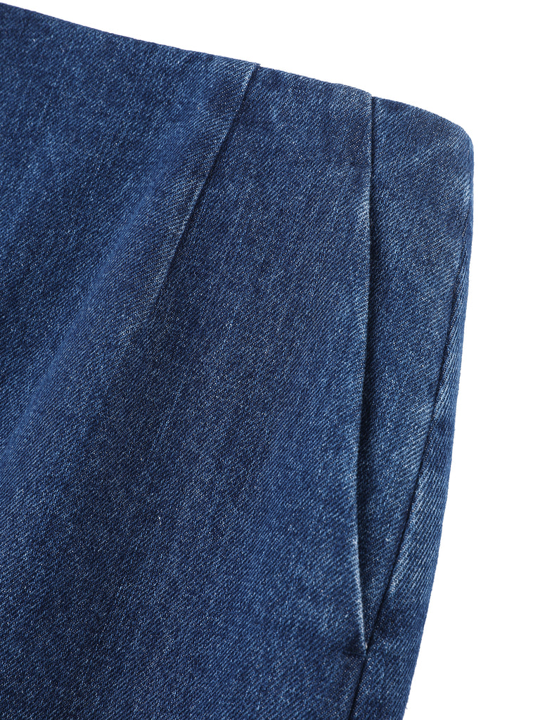 AW25 Column Denim Skirt