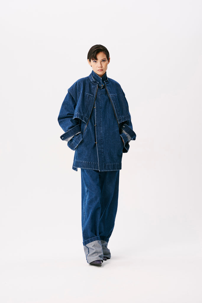 AW25 Ren Denim Turn Up Trousers