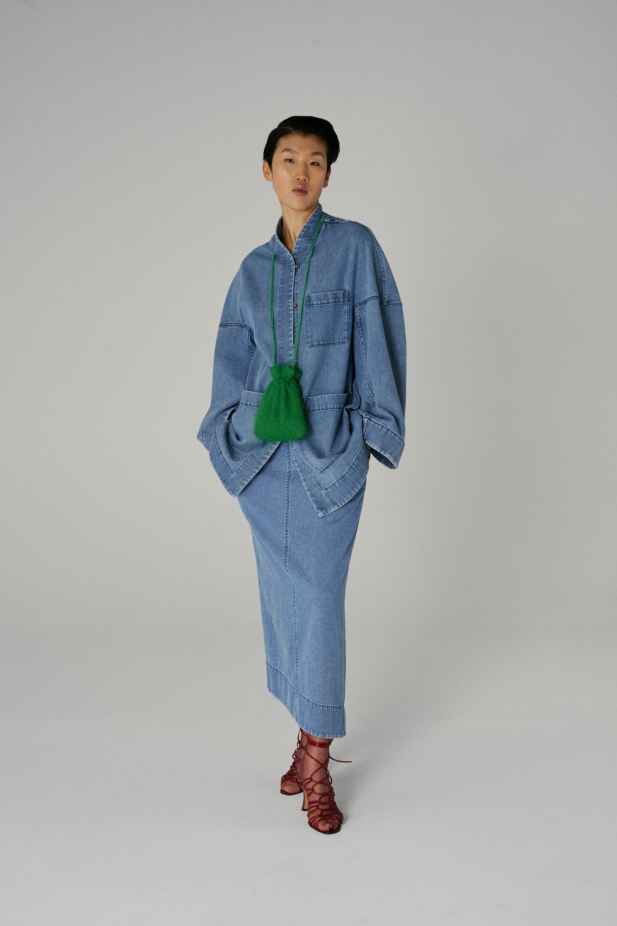 AW24 Denim Shan Coat