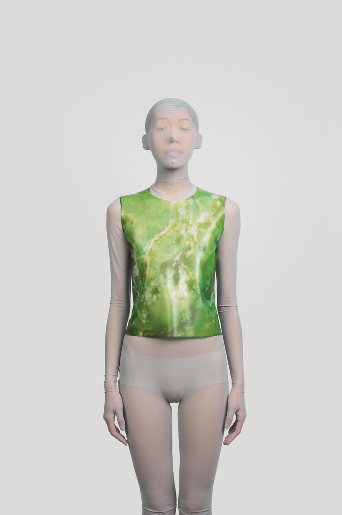 RUBBER TOP GREEN MARBLE