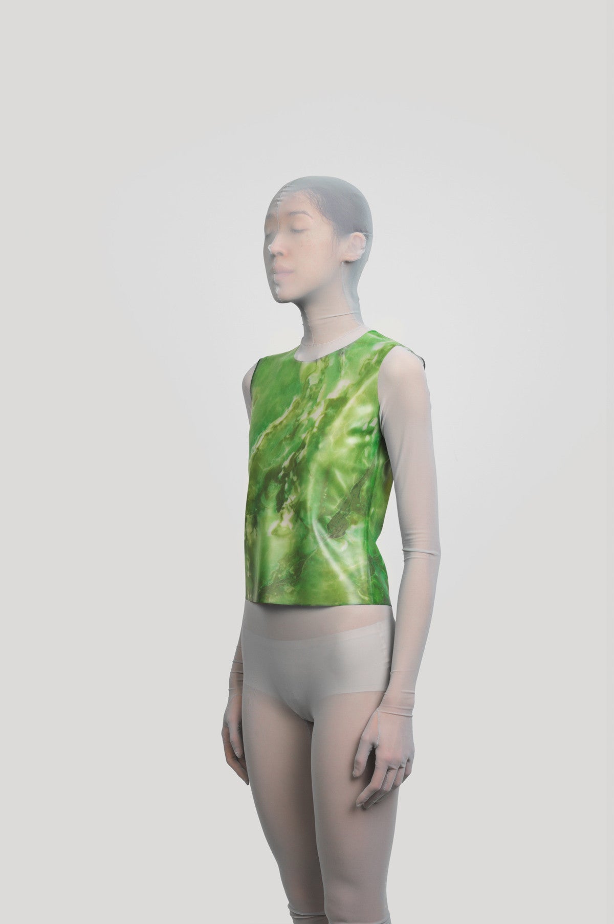 RUBBER TOP GREEN MARBLE